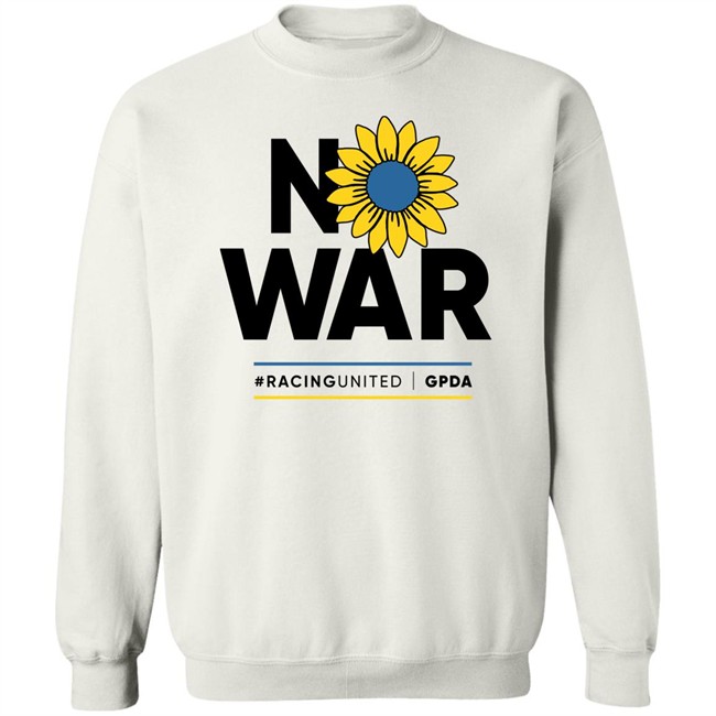 No War Racing United Grand Prix Drivers' Association Gpda Shirt Stand With Ukraine Max Verstappen No War Racing United Grand Prix Drivers' Association Gpda Shirt Stand With Ukraine Max Verstappen