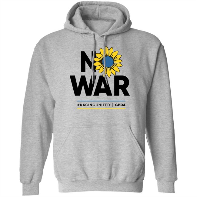 No War Racing United Grand Prix Drivers' Association Gpda Shirt Stand With Ukraine Max Verstappen No War Racing United Grand Prix Drivers' Association Gpda Shirt Stand With Ukraine Max Verstappen