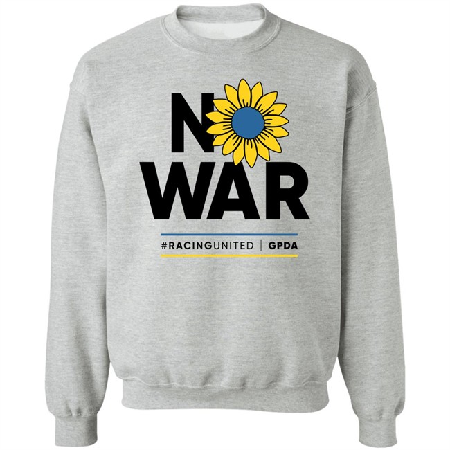 No War Racing United Grand Prix Drivers' Association Gpda Shirt Stand With Ukraine Max Verstappen No War Racing United Grand Prix Drivers' Association Gpda Shirt Stand With Ukraine Max Verstappen