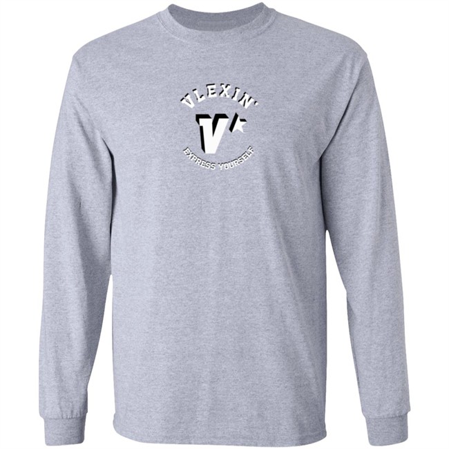 Vlexin Merch Vlexin Express Yourself Grey Crewneck Sweatshirt Hoodie Vlexin Merch Vlexin Express Yourself Grey Crewneck Sweatshirt Hoodie