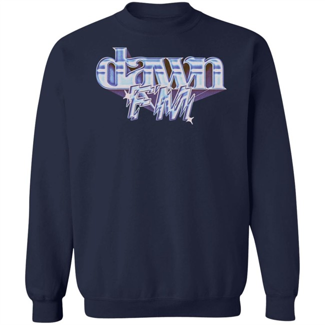 The Weeknd After Hours Merch Dawn Fm Chrome Title Tee Shirt The Weeknd After Hours Merch Dawn Fm Chrome Title Tee Shirt