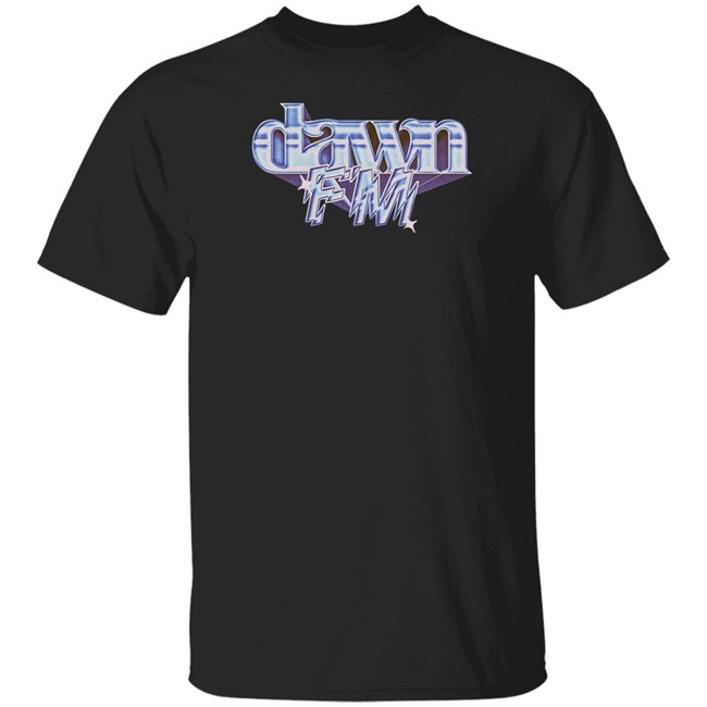 The Weeknd After Hours Merch Dawn Fm Chrome Title Tee Shirt