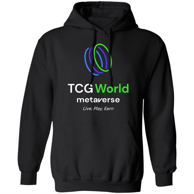 TCG WORLD Metaverse Live Play Earn Hoodie Sweatshirt TCGMerch