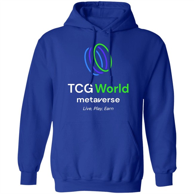 TCG WORLD Metaverse Live Play Earn Hoodie Sweatshirt TCGMerch TCG WORLD Metaverse Live Play Earn Hoodie Sweatshirt TCGMerch