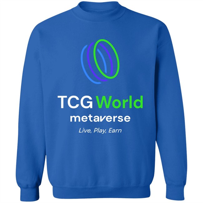 TCG WORLD Metaverse Live Play Earn Hoodie Sweatshirt TCGMerch TCG WORLD Metaverse Live Play Earn Hoodie Sweatshirt TCGMerch