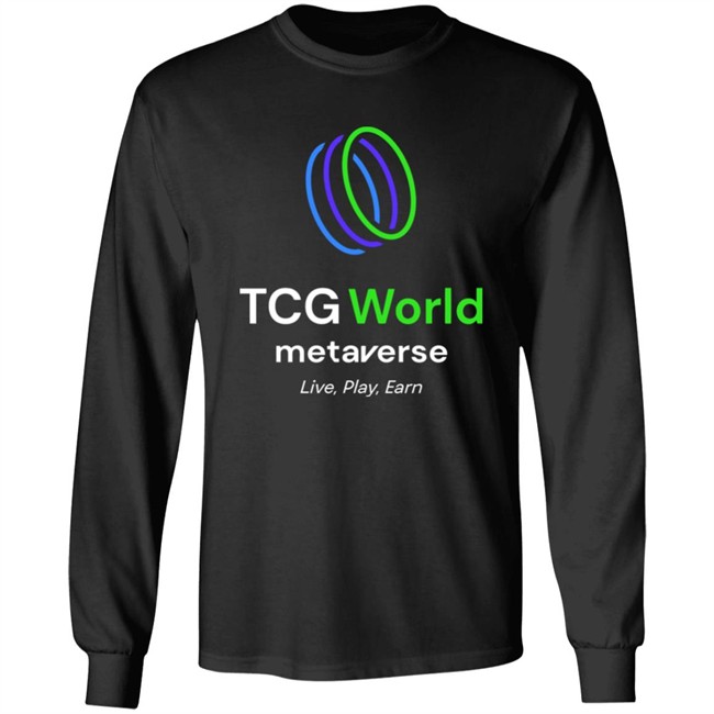 TCG WORLD Metaverse Live Play Earn Hoodie Sweatshirt TCGMerch TCG WORLD Metaverse Live Play Earn Hoodie Sweatshirt TCGMerch