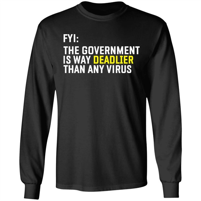 We Are Change Shop Fyi The Government Is Deadlier Than Any Virus Long Sleeve Luke Rudkowski