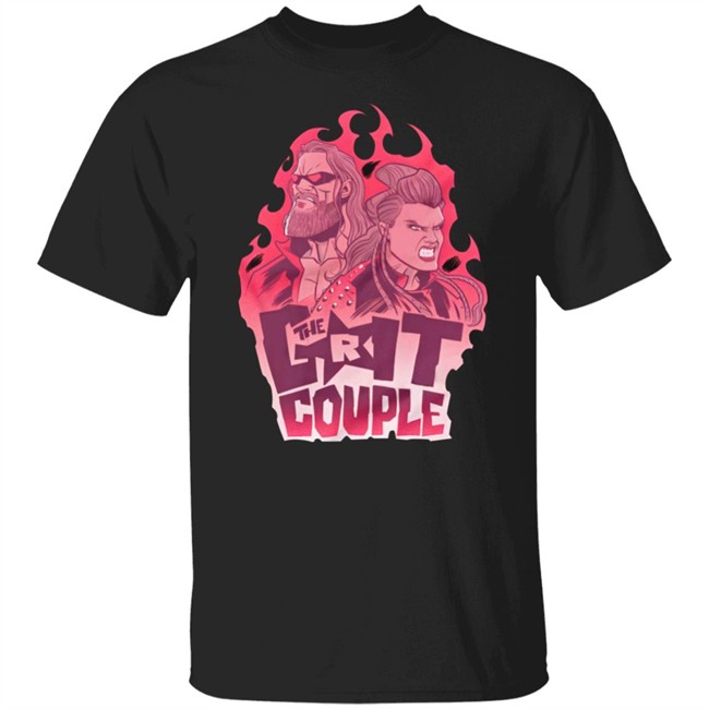 Wwe Shop Merch Edge & Beth Phoenix The Grit Couple T Shirt