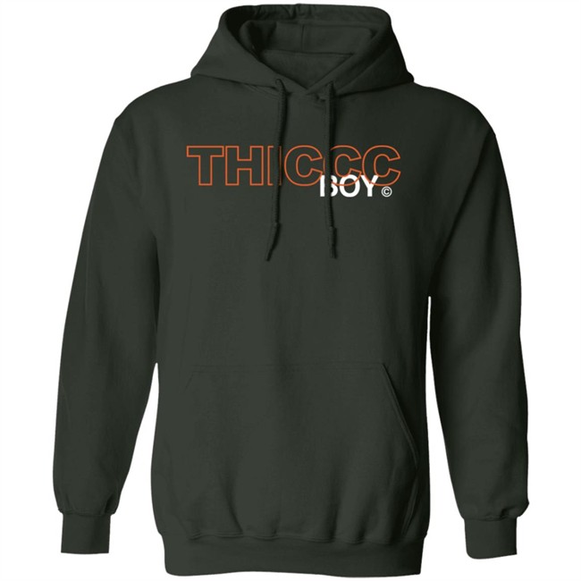 The Fighter And The Kid Shopthiccc Boy Merch Thiccc Boy Army Green Hoodie