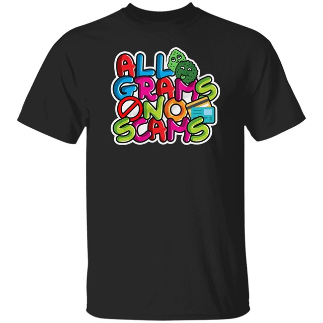 Tokaveli All Grams No Scams T Shirt