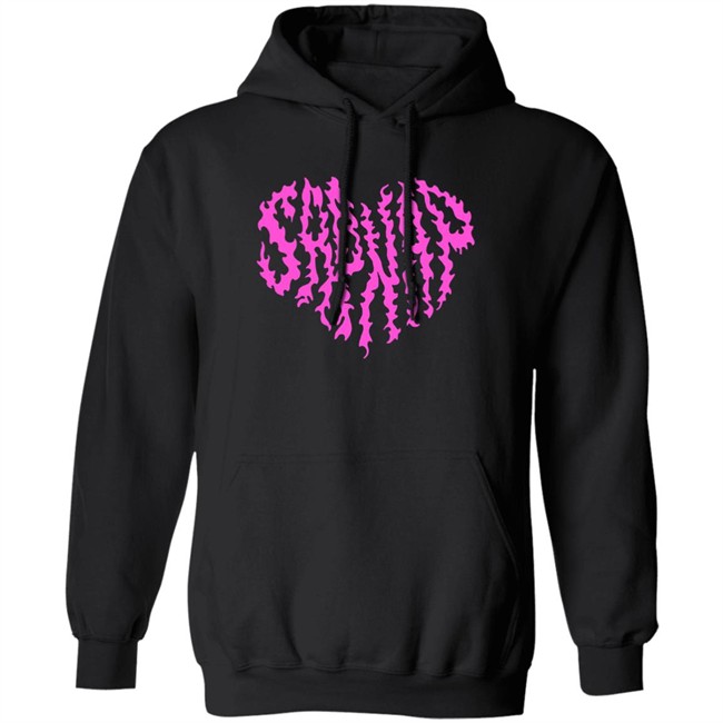 Sapnap Merch Sapnap Valentine’s Flame Name Heart Pullover Hoodie