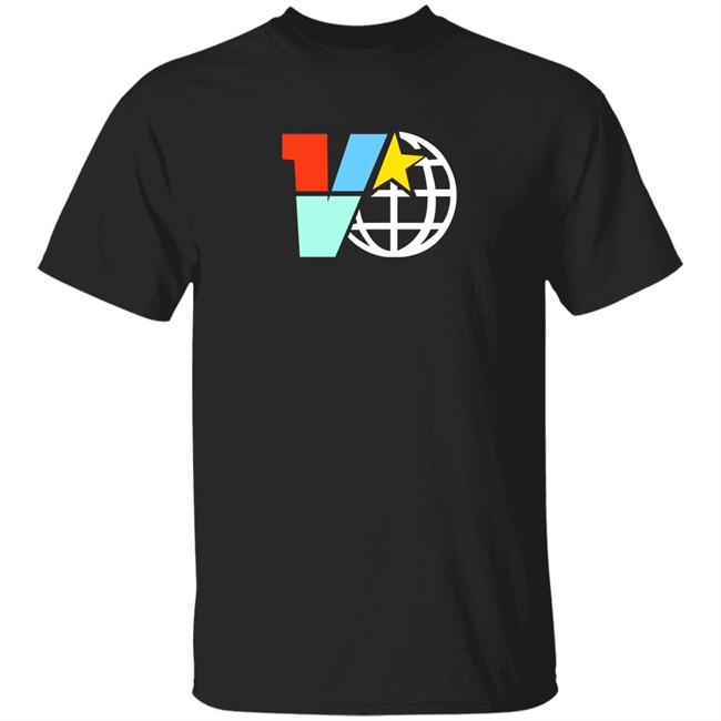 Vlexin Merch V-Globe Black T Shirt