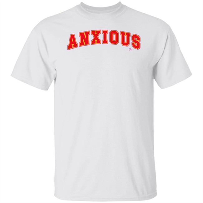 Tom Cardy Merch Anxious White T Shirt