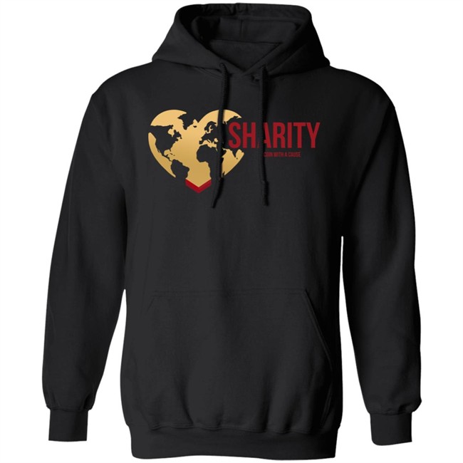 Sharitytoken Merch Sharity Hoodie Sharity A Coin With A Cause