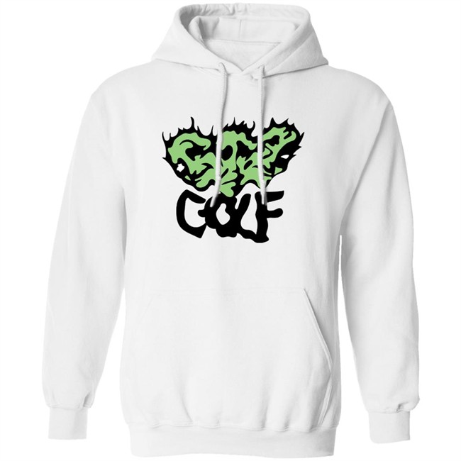 Tyler the Creator Merch Melted Face Gold Hoodie Sweatshirt