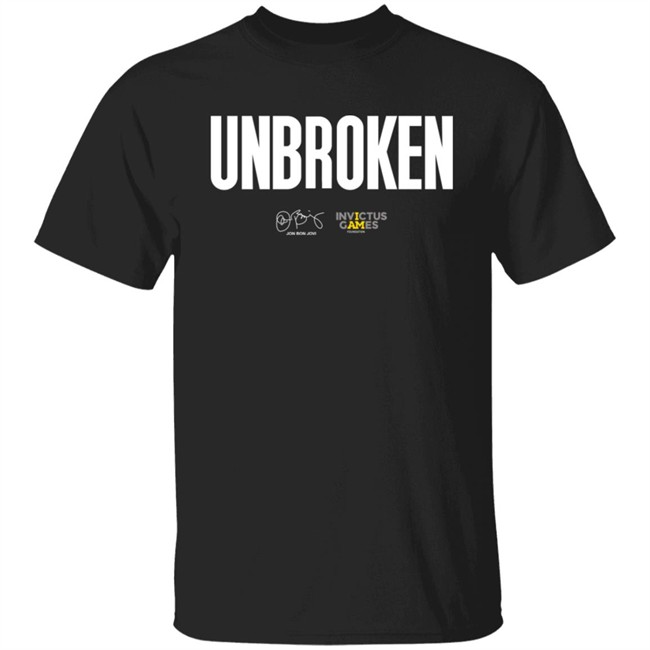 Unbroken Jon Bon Jovi Invictus Games Foundation Shirt Invictus Games Foundation Clothing