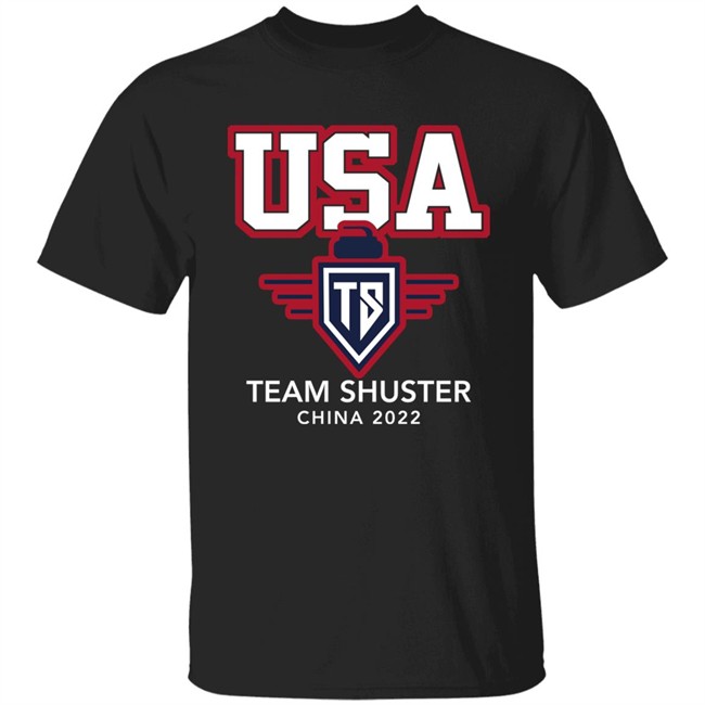 Usa Ts Team Shuster China 2022 Shirt Team Peterson USA Tee Jen Carlson Shirts