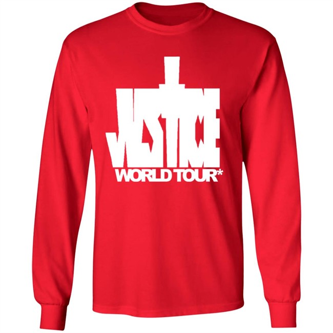 Justin Bieber Music Merch Store Justice World Tour Long Sleeve