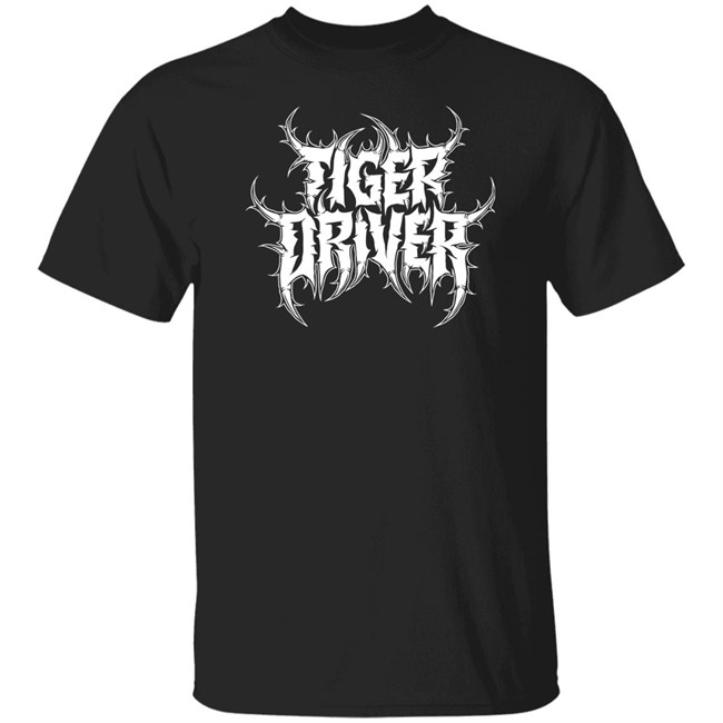 Tiger Driver 9X Merch Tiger Driver Metal Logo Tee Shirt