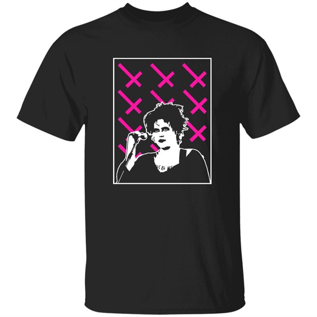Toxic Femme Merch Robert Smith Goth Crosses Tee Shirt