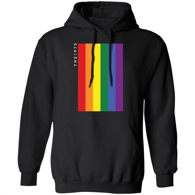 The 1975 Merch Loving Someone Rainbow Hoodie