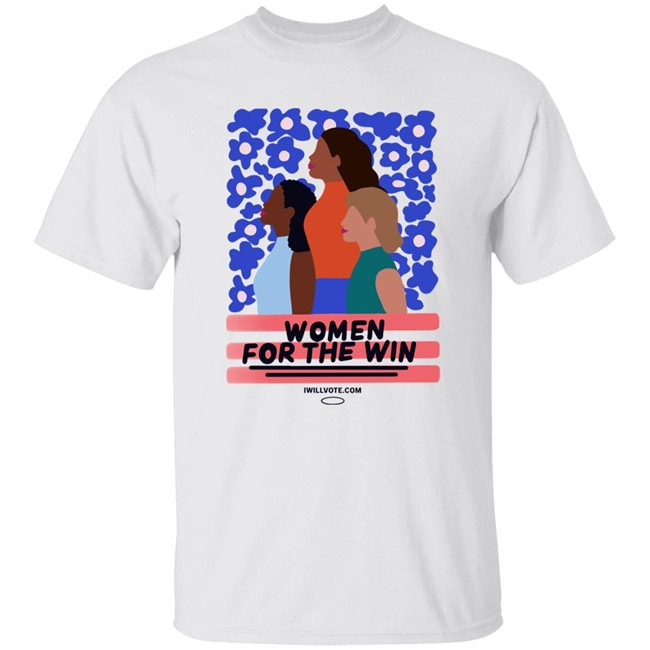 The Democrats Merch Store Women For The Win Iwillvote Shirt