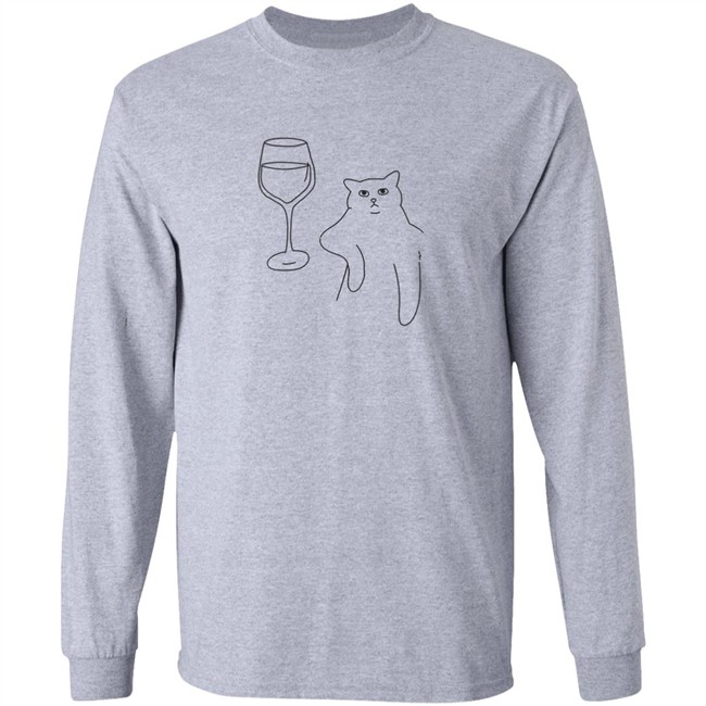 Wine Cat T Shirt Poorly Drawn Cats Wine Cat T Shirt Poorly Drawn Cats