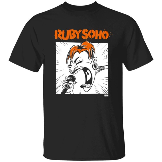 Shop AEW 2294 All Elite Wrestling Ruby Soho Scream Shirt