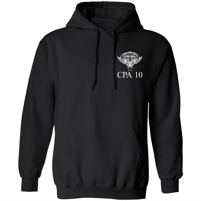 Emmanuel Macron Commando Parachutiste De L'air Cpa 10 Hoodie