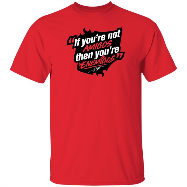 Daniel Suárez Merch If You're Not Amigos Then You're Enemigos Shirt Enemigos Tee Shirt