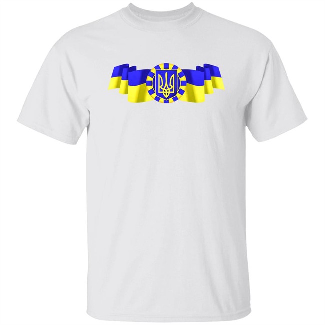 Ukrainian Coat Of Arms And National Flag Shirt Colin Abbott Zelensky