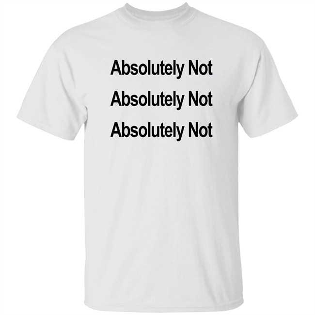 Waqas Amjad Absolutely Not Shirt