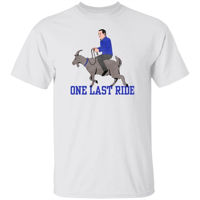 The Barstool Sports Merchandise Bench Mob One Last Ride D Tee Shirt
