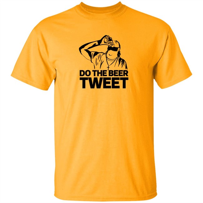 Zillion Beers Do The Beer Tweet Tee Shirt Zillion Beers Do The Beer Tweet Tee Shirt - Image 2