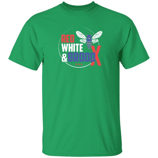 Cincyshirts Red White And Brood X T Shirt Cincyshirts Red White And Brood X T Shirt - Image 2