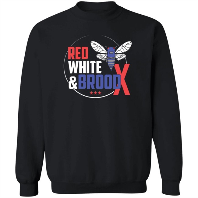 Cincyshirts Red White And Brood X T Shirt Cincyshirts Red White And Brood X T Shirt - Image 12