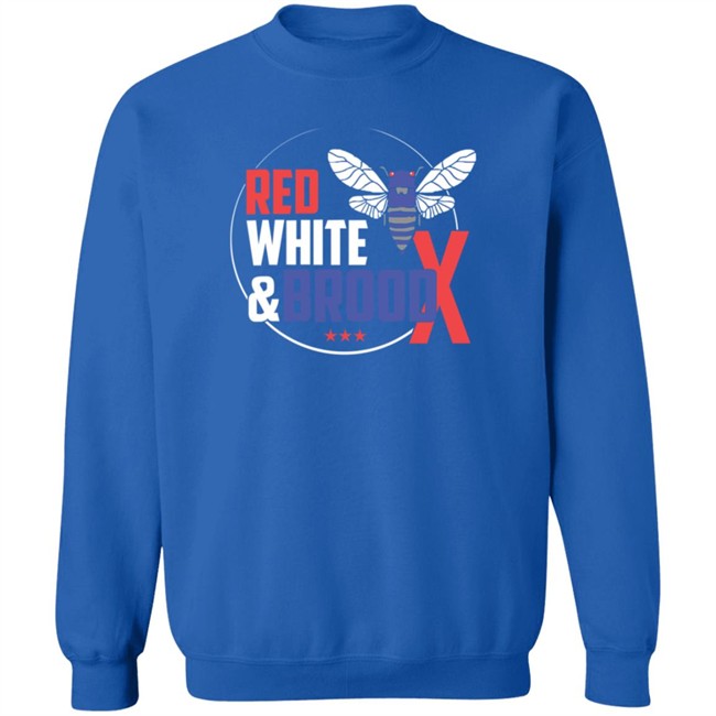 Cincyshirts Red White And Brood X T Shirt Cincyshirts Red White And Brood X T Shirt - Image 13