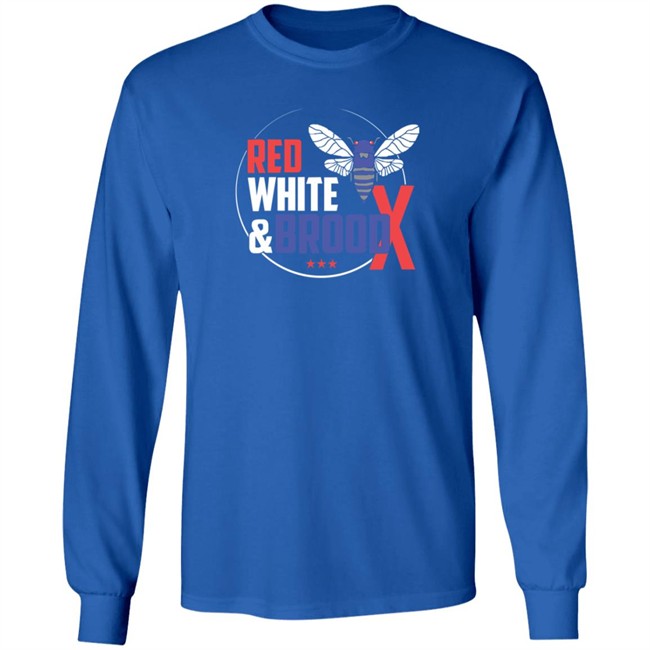 Cincyshirts Red White And Brood X T Shirt Cincyshirts Red White And Brood X T Shirt - Image 9