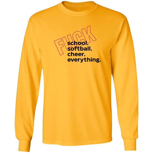ACLU Shop Merch Fuck Shool Sofball Cheer Everything Shirt ACLU Shop Merch Fuck Shool Sofball Cheer Everything Shirt - Image 9
