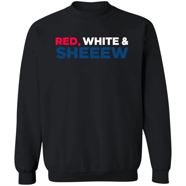 Beef Cake Merch Red White And Sheeew T Shirt Beef Cake Merch Red White And Sheeew T Shirt - Image 12