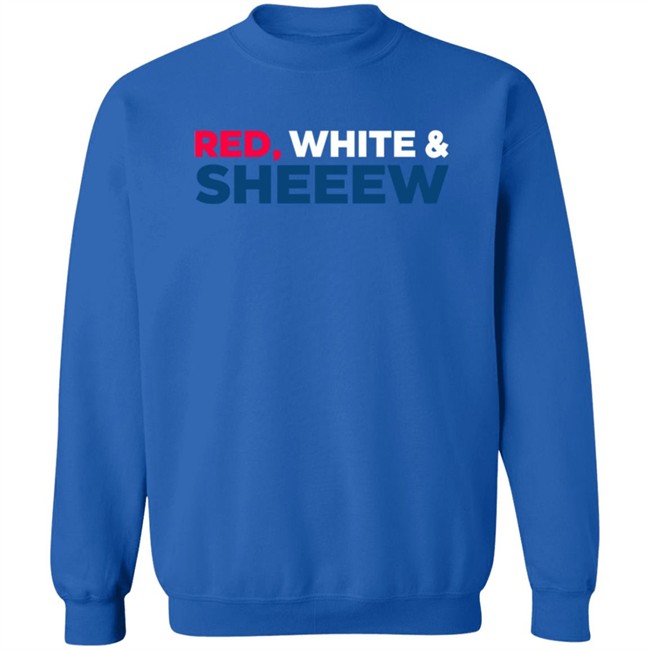 Beef Cake Merch Red White And Sheeew T Shirt Beef Cake Merch Red White And Sheeew T Shirt - Image 13