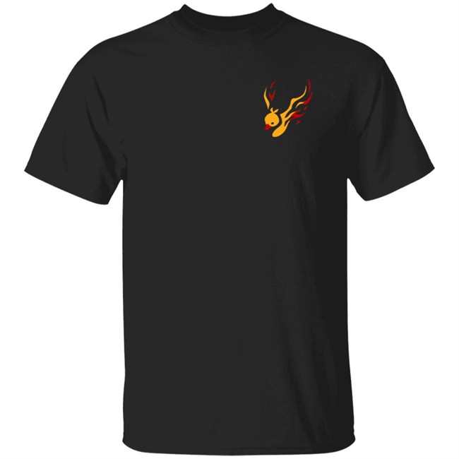 Quackity Shop Merchandise Red Phoenix Duck Hoodie Quackity Shop Merchandise Red Phoenix Duck Hoodie - Image 2