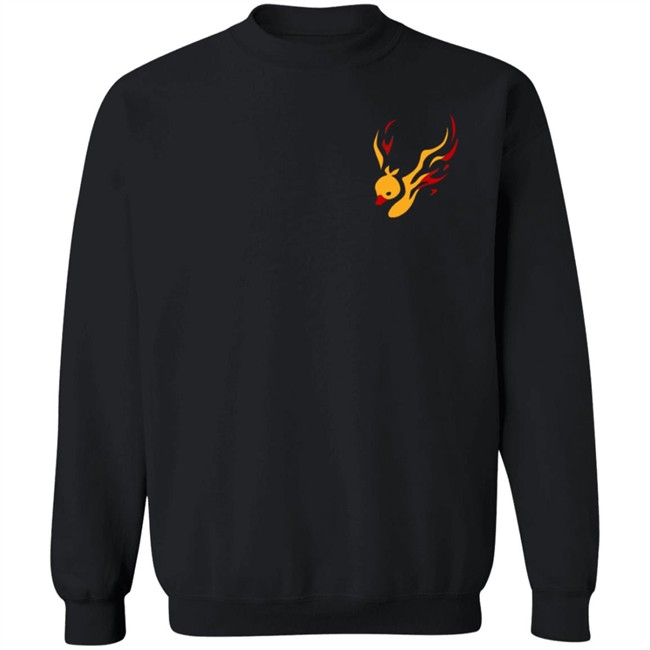 Quackity Shop Merchandise Red Phoenix Duck Hoodie Quackity Shop Merchandise Red Phoenix Duck Hoodie - Image 13