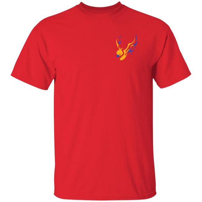 Quackity Shop Merchandise Blue Phoenix Duck Hoodie Quackity Shop Merchandise Blue Phoenix Duck Hoodie - Image 5