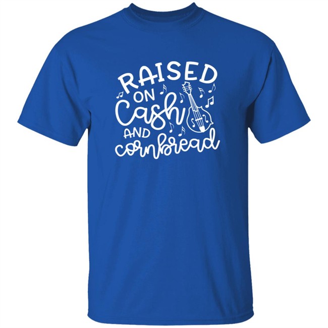 Johnny Cash Shirts Raised On Cash And Cornbread T Shirt Johnny Cash Shirts Raised On Cash And Cornbread T Shirt - Image 5
