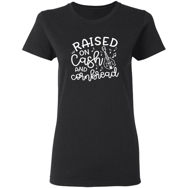Johnny Cash Shirts Raised On Cash And Cornbread T Shirt Johnny Cash Shirts Raised On Cash And Cornbread T Shirt - Image 6