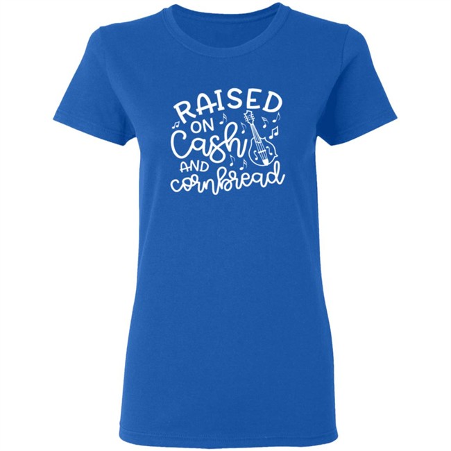 Johnny Cash Shirts Raised On Cash And Cornbread T Shirt Johnny Cash Shirts Raised On Cash And Cornbread T Shirt - Image 7