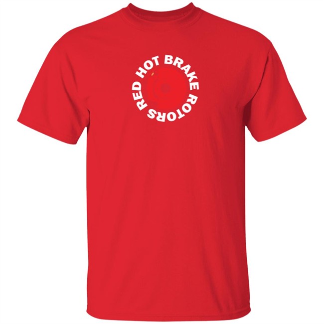 Blipshift Shirts Red Hot Brake Rotors Shirt Blipshift Shirts Red Hot Brake Rotors Shirt - Image 4