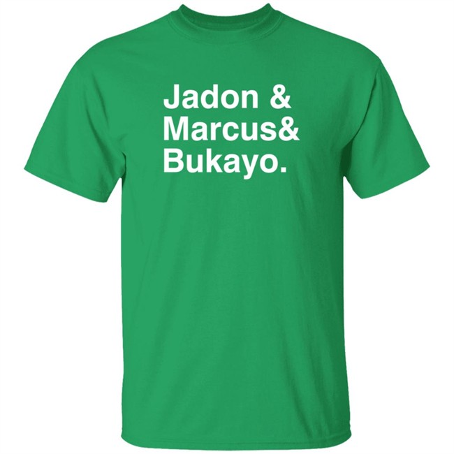 Jason Sudeikis Shirts Jadon & Marcus & Bukayo T Shirt Jason Sudeikis Shirts Jadon & Marcus & Bukayo T Shirt - Image 2
