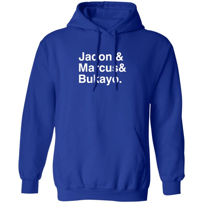 Jason Sudeikis Shirts Jadon & Marcus & Bukayo T Shirt Jason Sudeikis Shirts Jadon & Marcus & Bukayo T Shirt - Image 11
